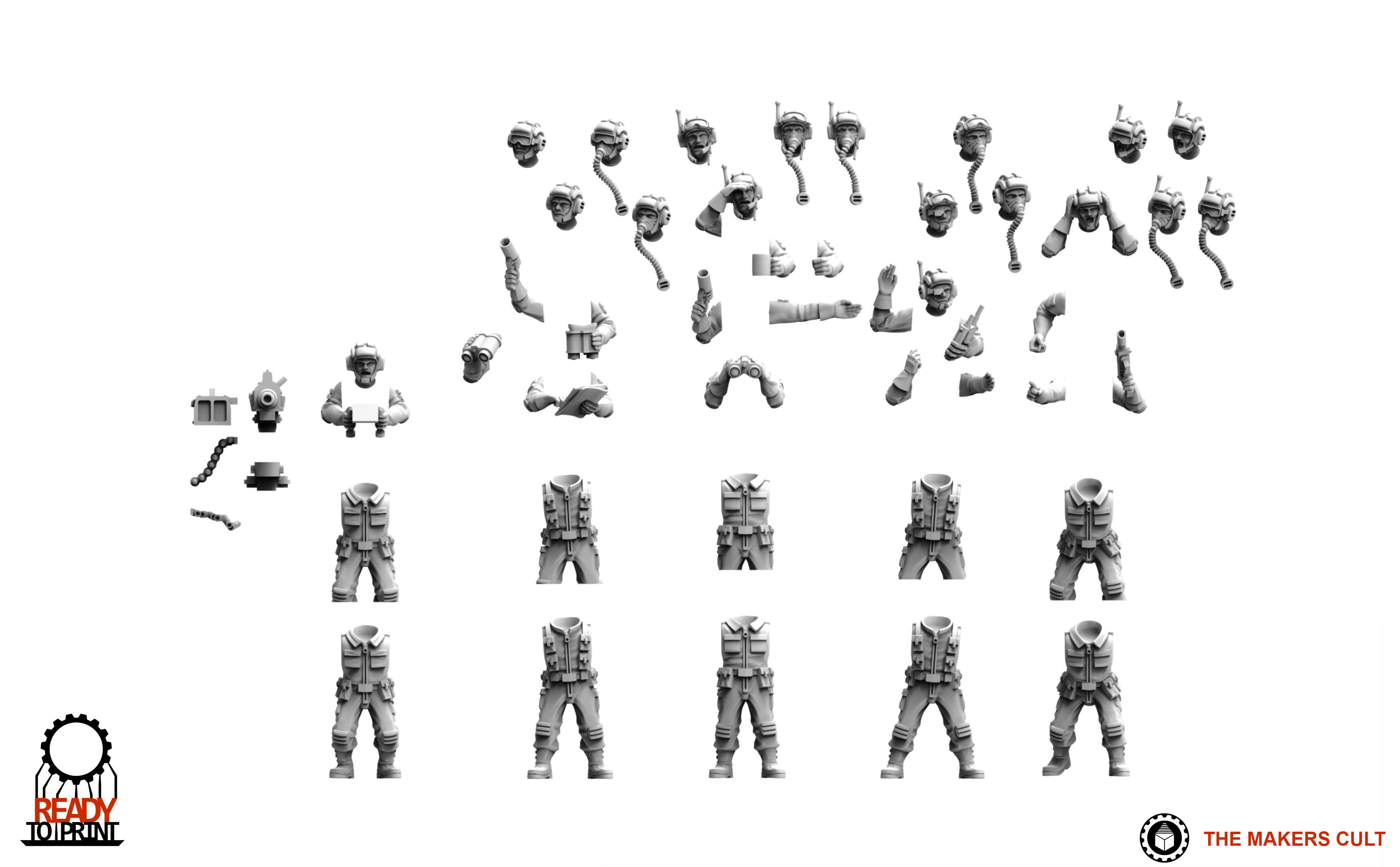 Universal Guard - Tank crew 3D print model_6