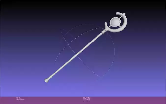 Frieren Staff Printable Assembly 3D print model