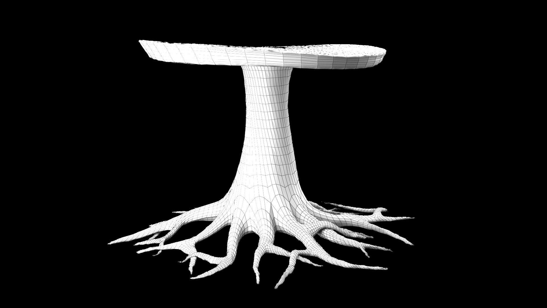 table roots 3D model_16