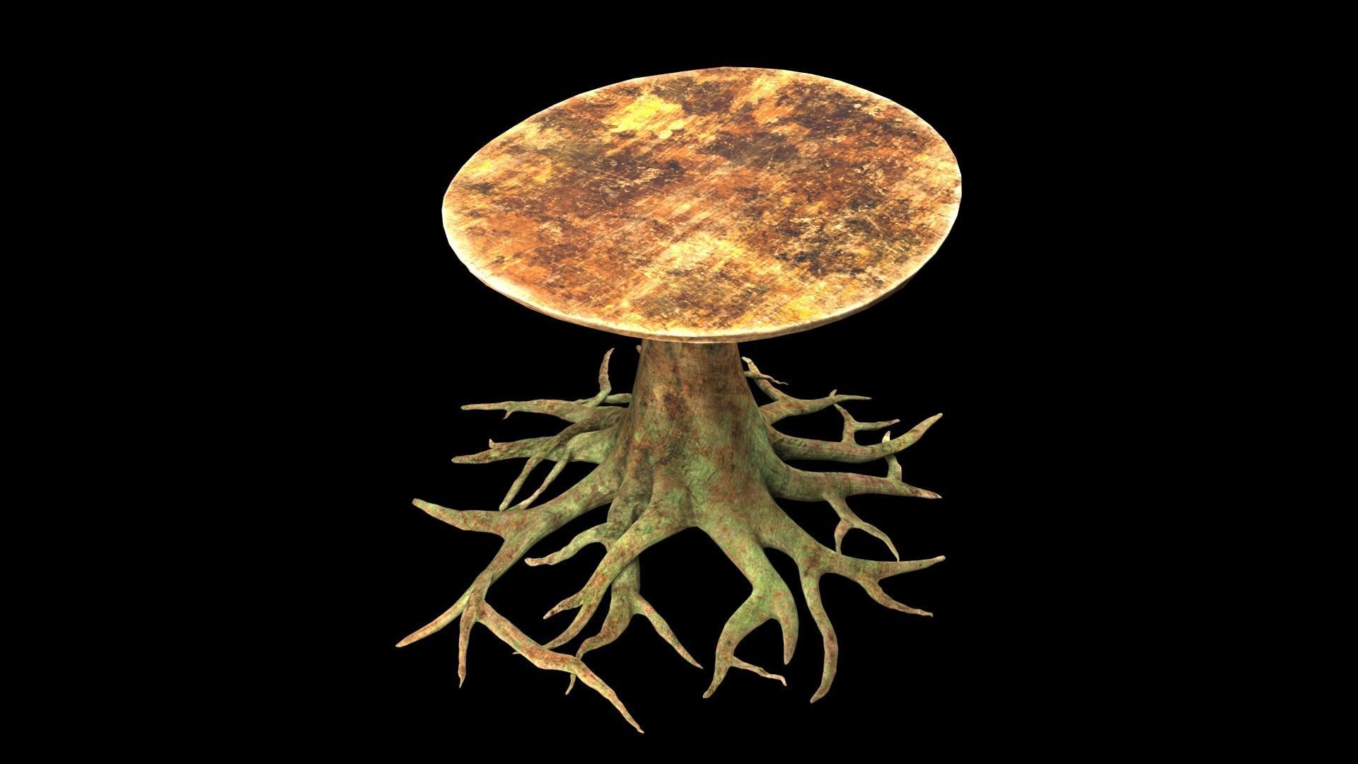 table roots 3D model_20