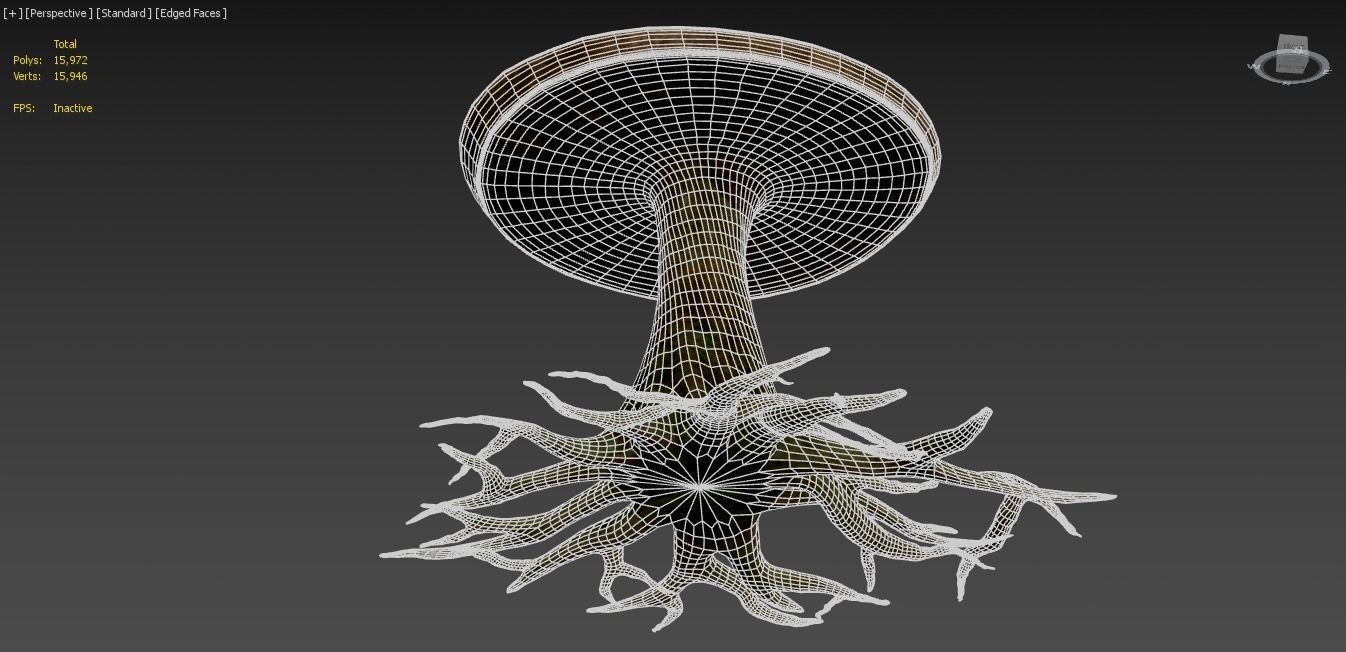 table roots 3D model_10