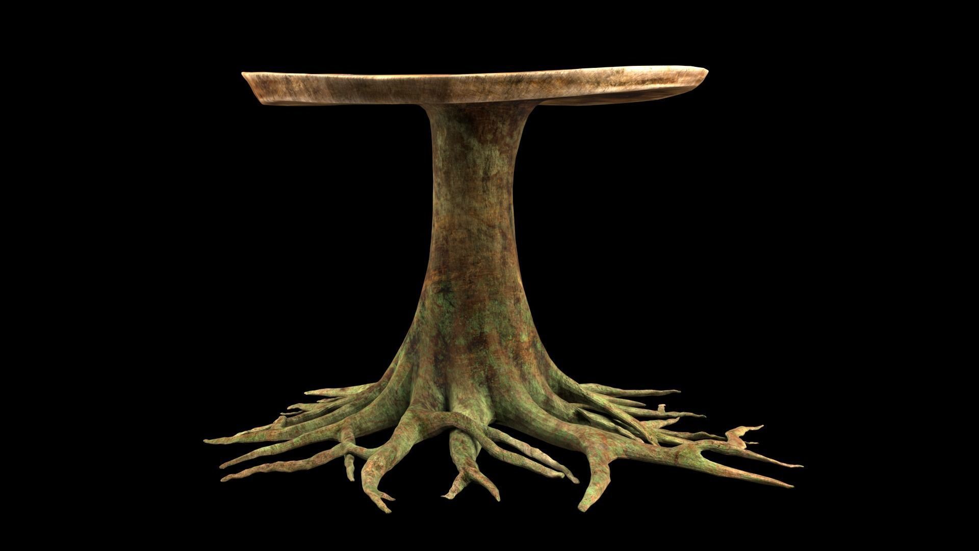 table roots 3D model_19