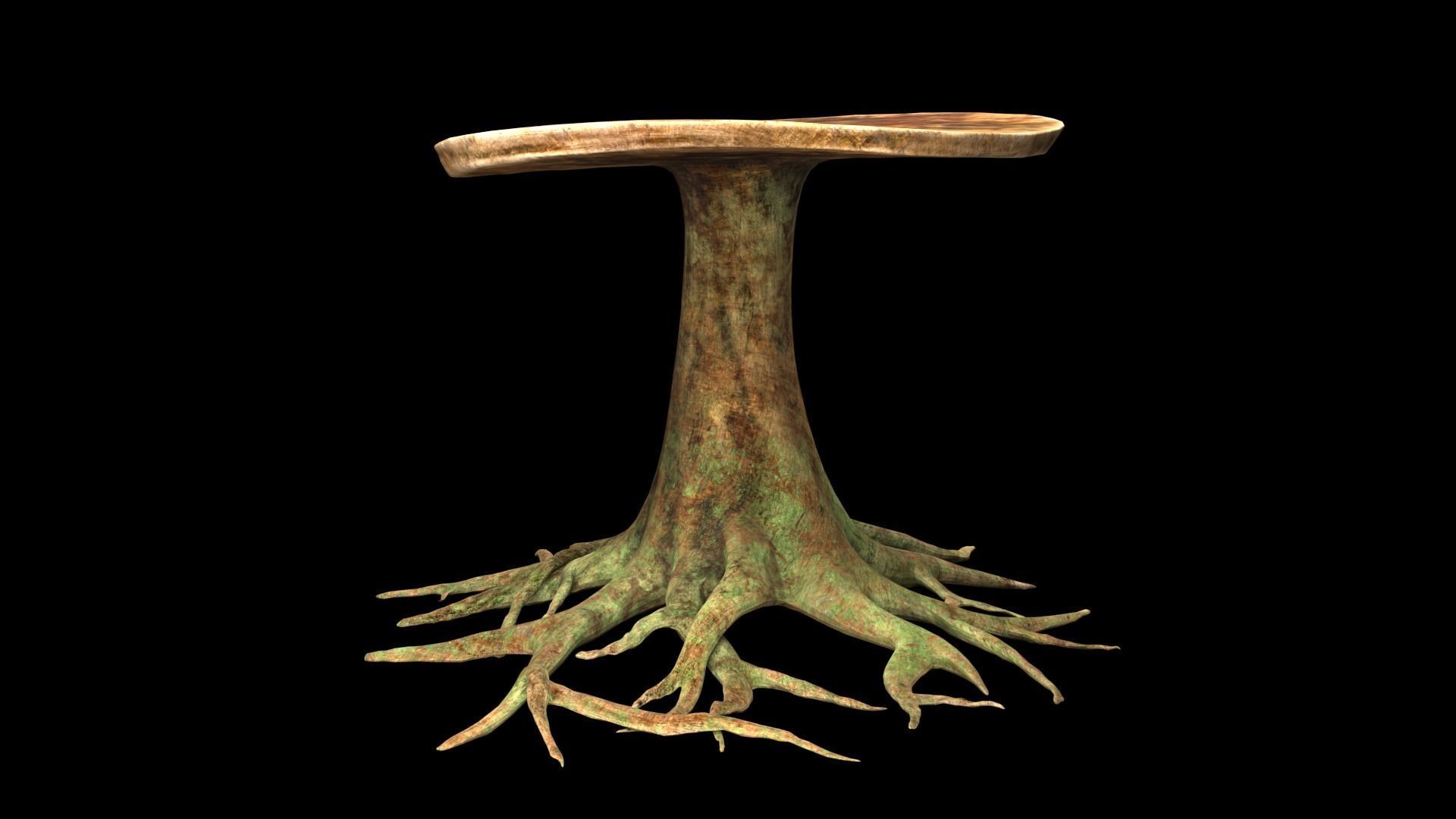 table roots 3D model_17
