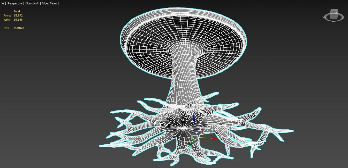 table roots 3D model_11