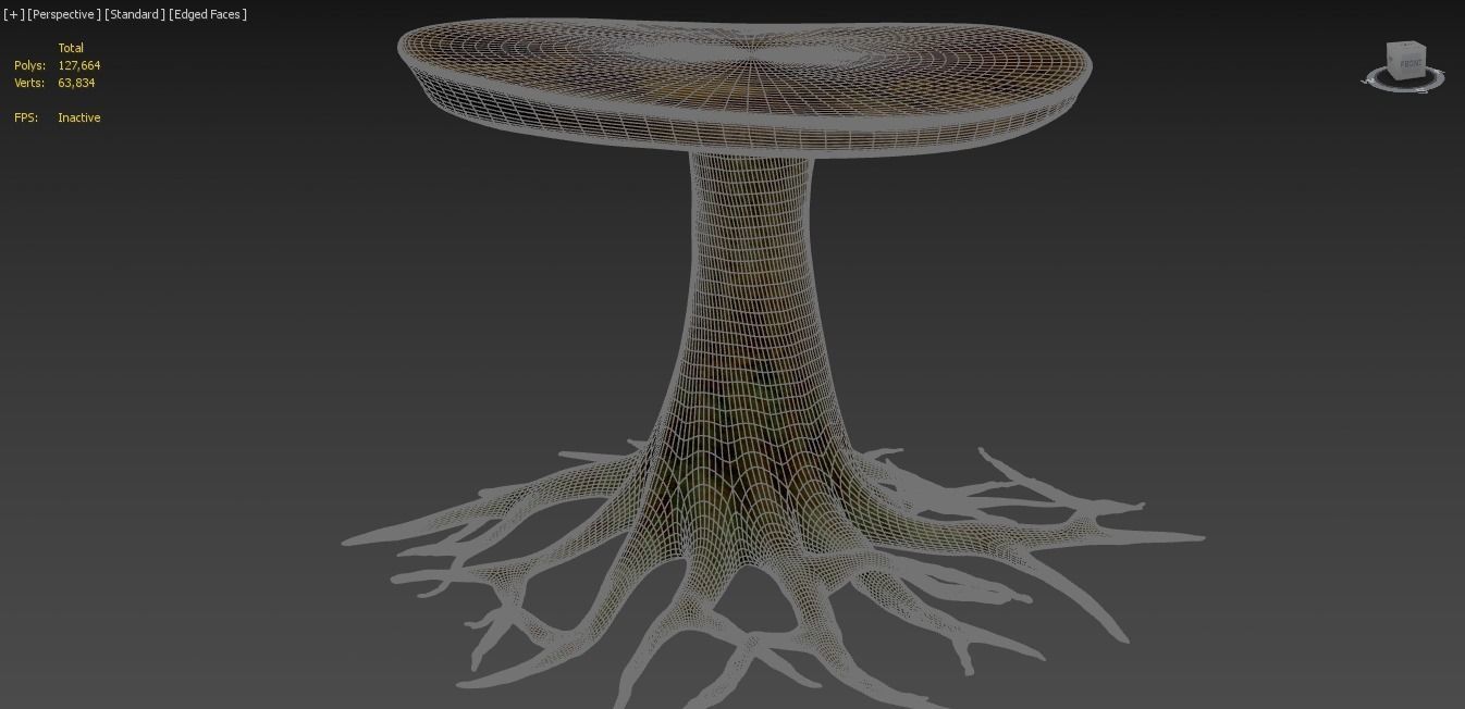 table roots 3D model_15
