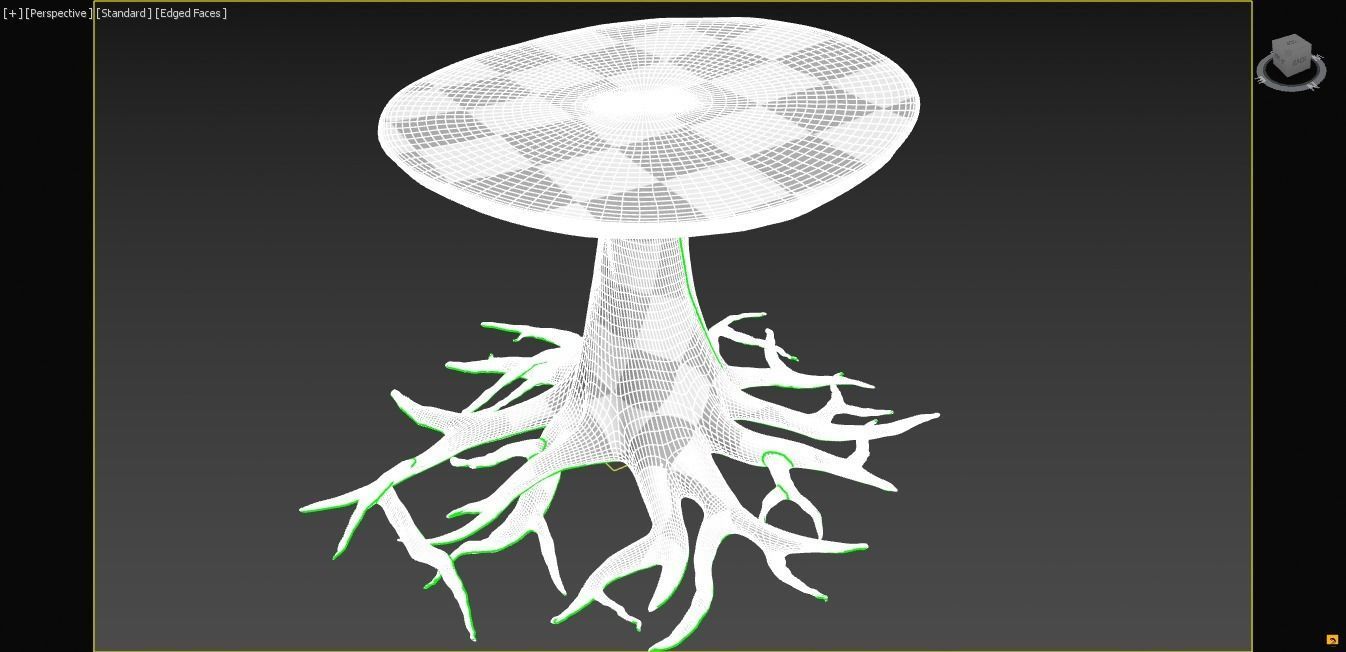 table roots 3D model_14
