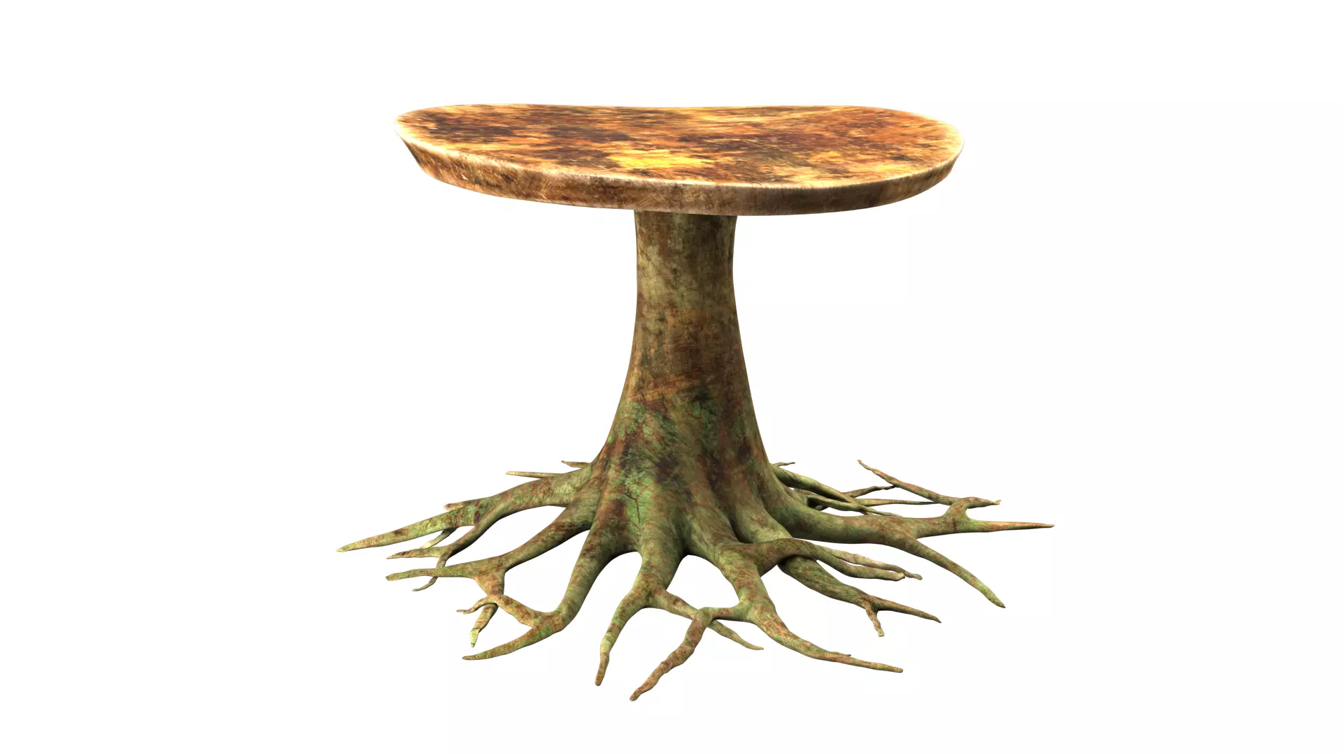 table roots 3D model_0