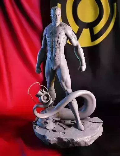 Sinestro 3D Model Ready to Print STL