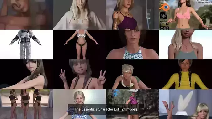 The Essentials Character Lot