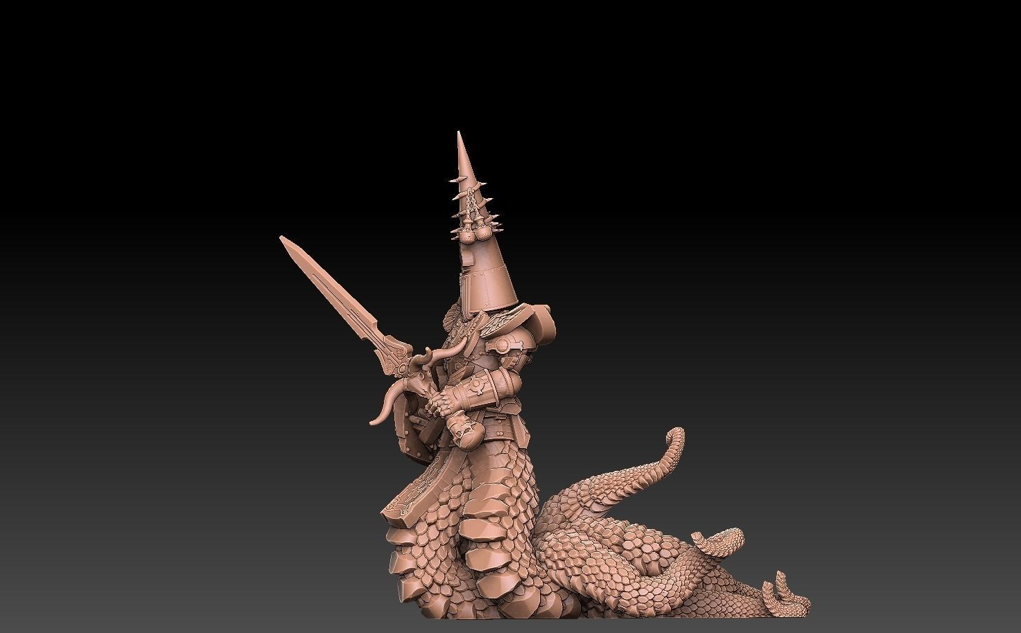 Chaos Nagas 3D print model_11