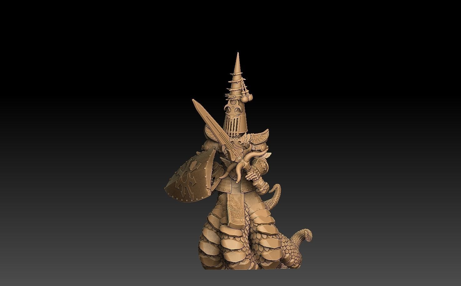 Chaos Nagas 3D print model_27