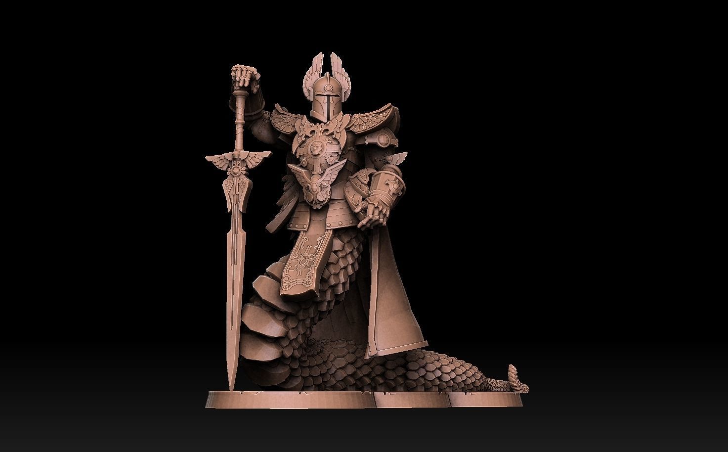 Chaos Nagas 3D print model_29