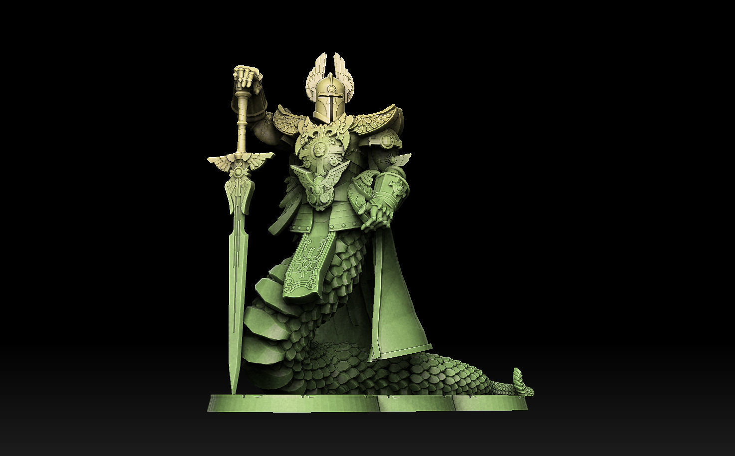 Chaos Nagas 3D print model_30
