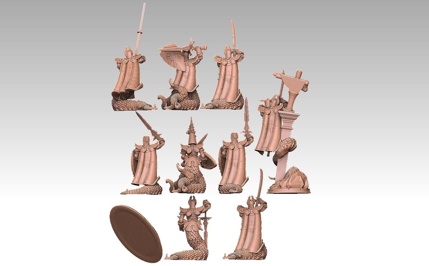 Chaos Nagas 3D print model_26