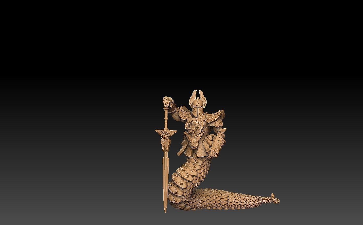 Chaos Nagas 3D print model_13