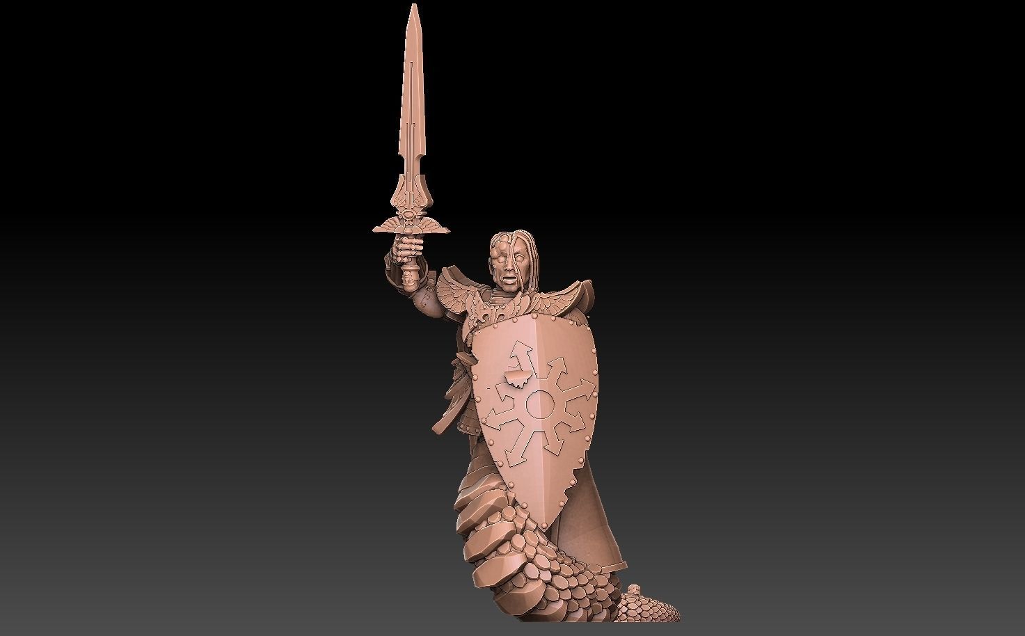 Chaos Nagas 3D print model_9