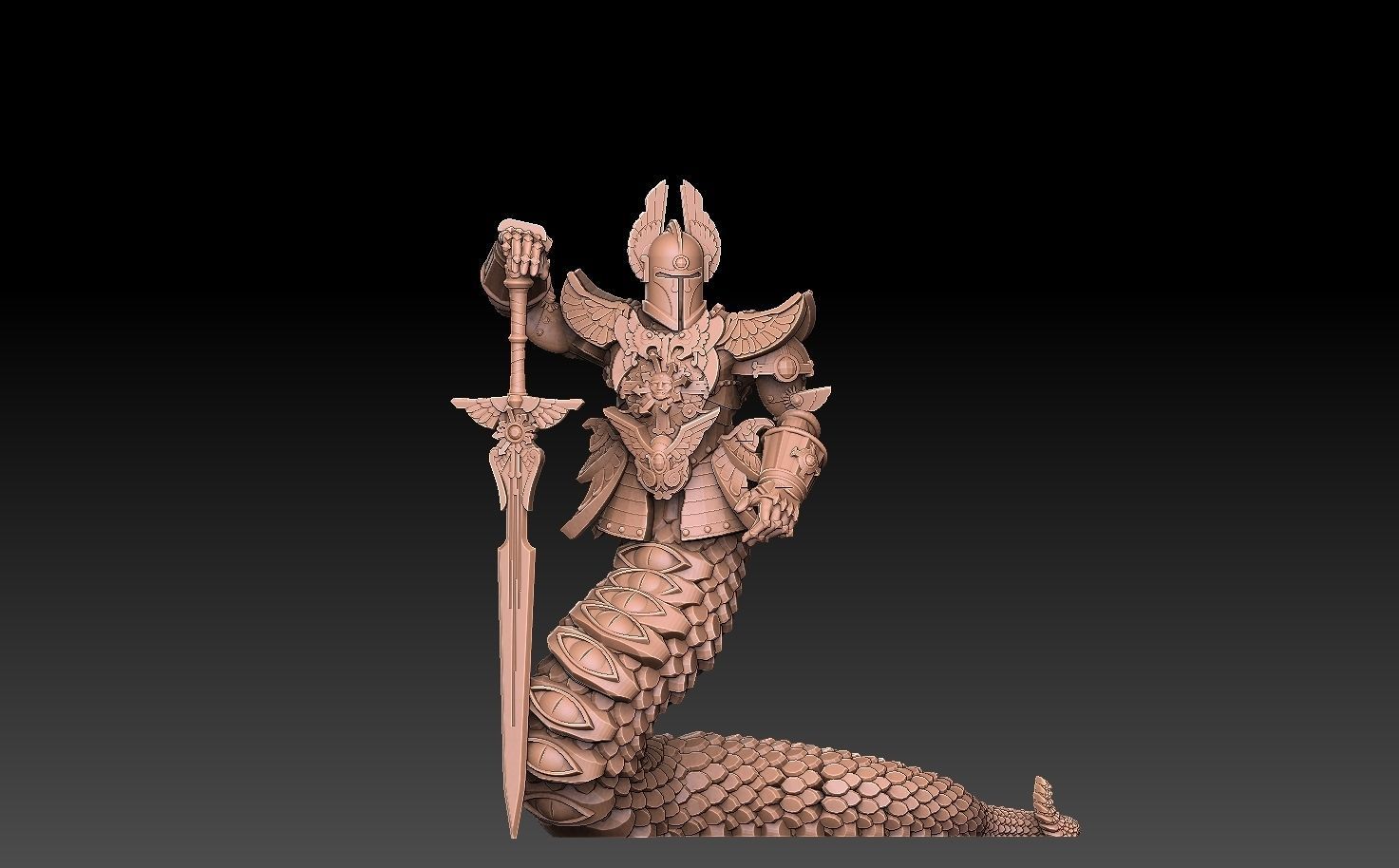 Chaos Nagas 3D print model_8