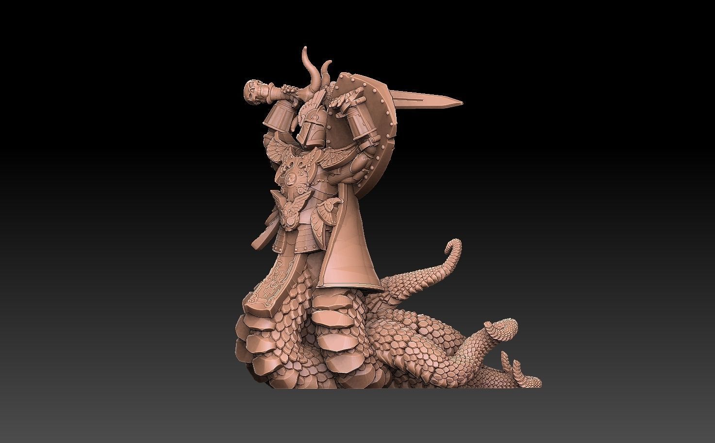 Chaos Nagas 3D print model_28