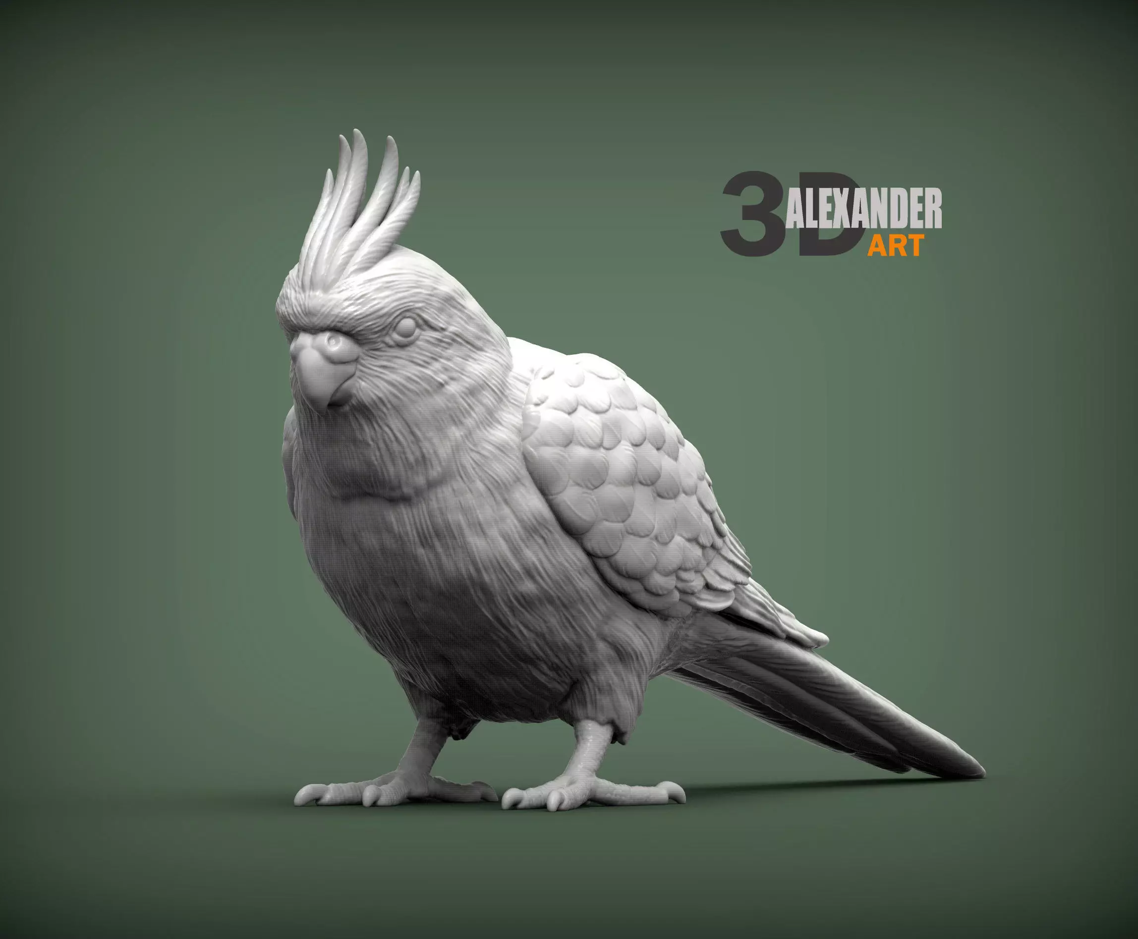 KaiCockatiel 3D print model