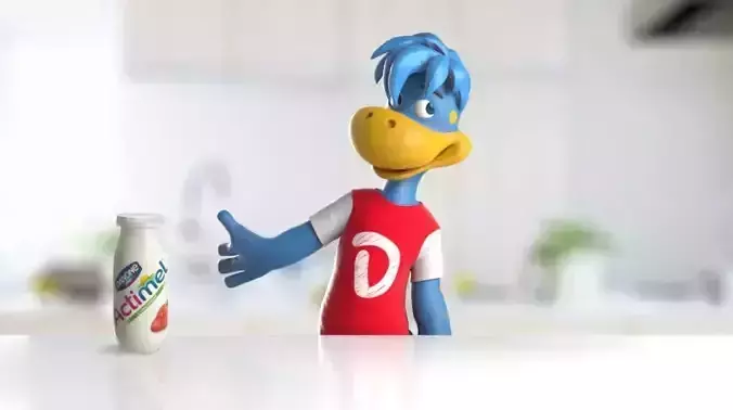 Danino Danonino danone Mascot 3D model
