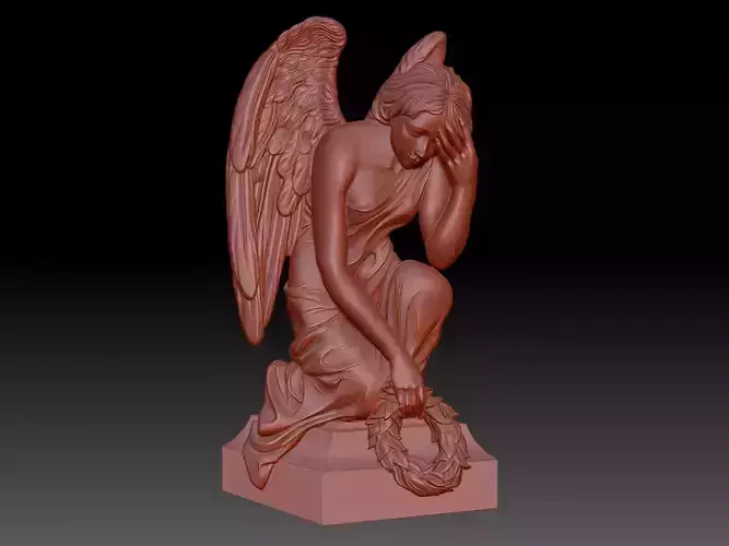 The grieving angel