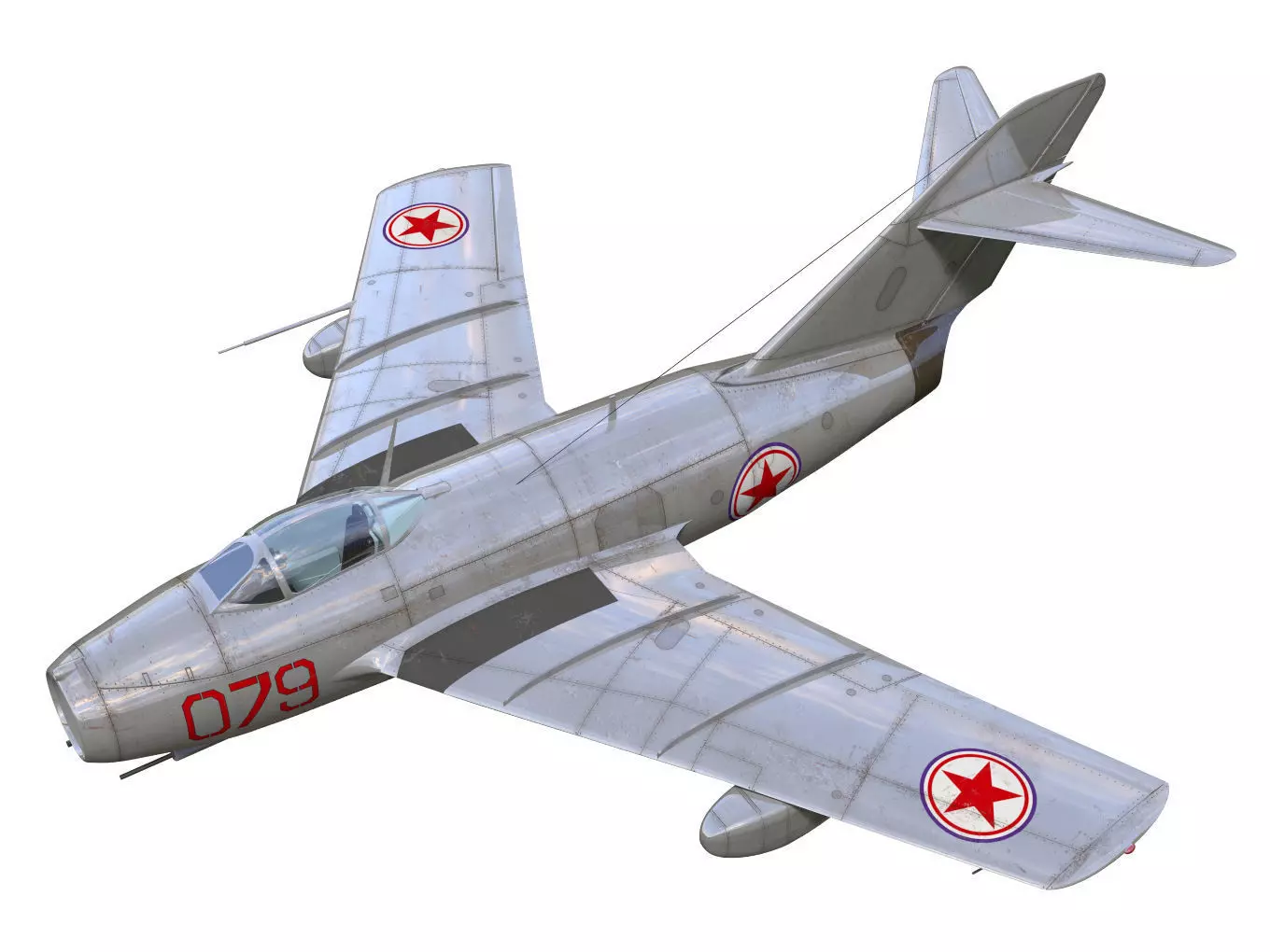 Mig15bis Fagot 3D model_0