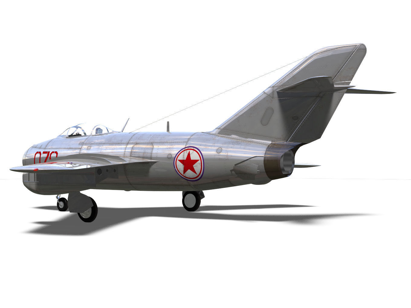 Mig15bis Fagot 3D model_6