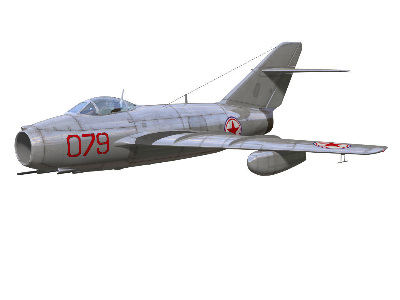 Mig15bis Fagot 3D model_2