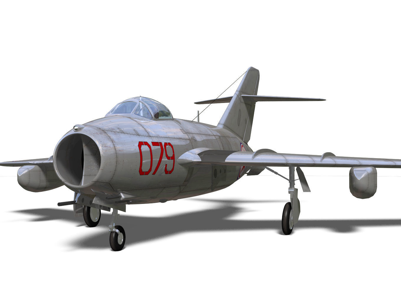 Mig15bis Fagot 3D model_7