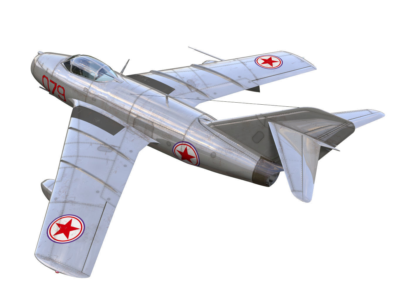 Mig15bis Fagot 3D model_1