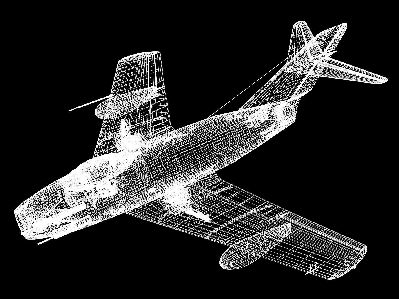 Mig15bis Fagot 3D model_14