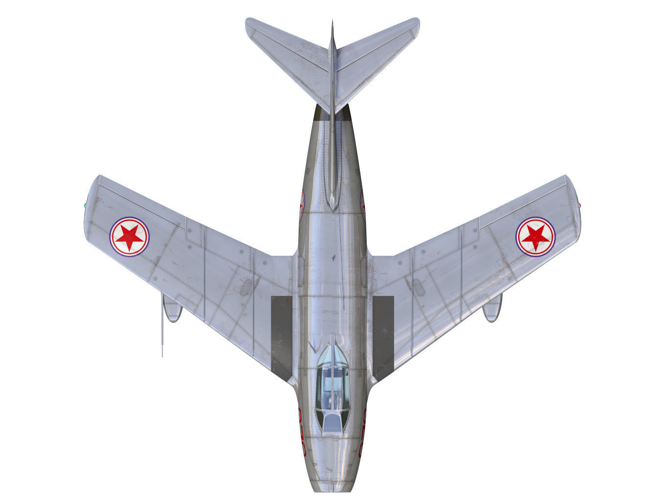 Mig15bis Fagot 3D model_11