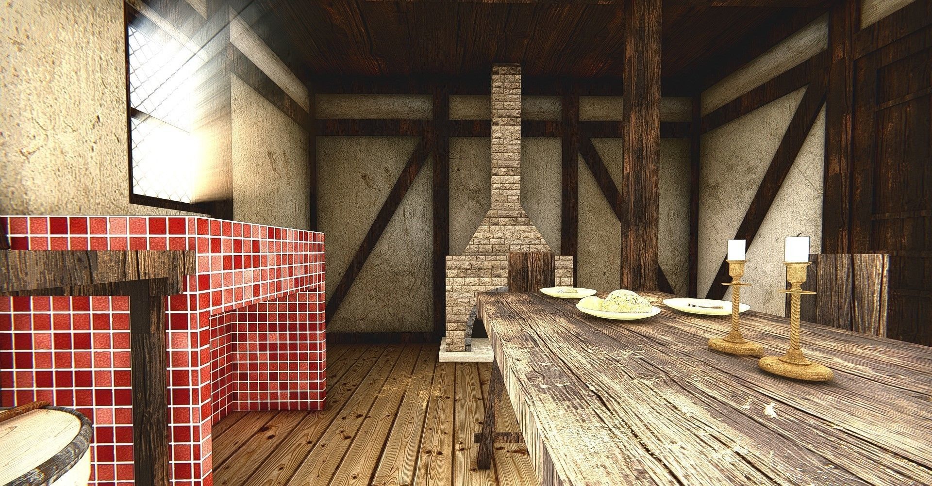 eren yeager house 3D model_2