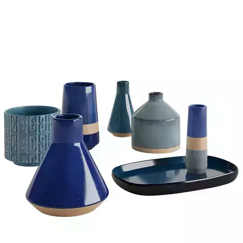 Set ceramic vases 2