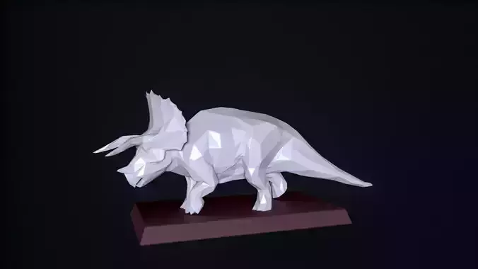 Triceratops 3D print 3D print model