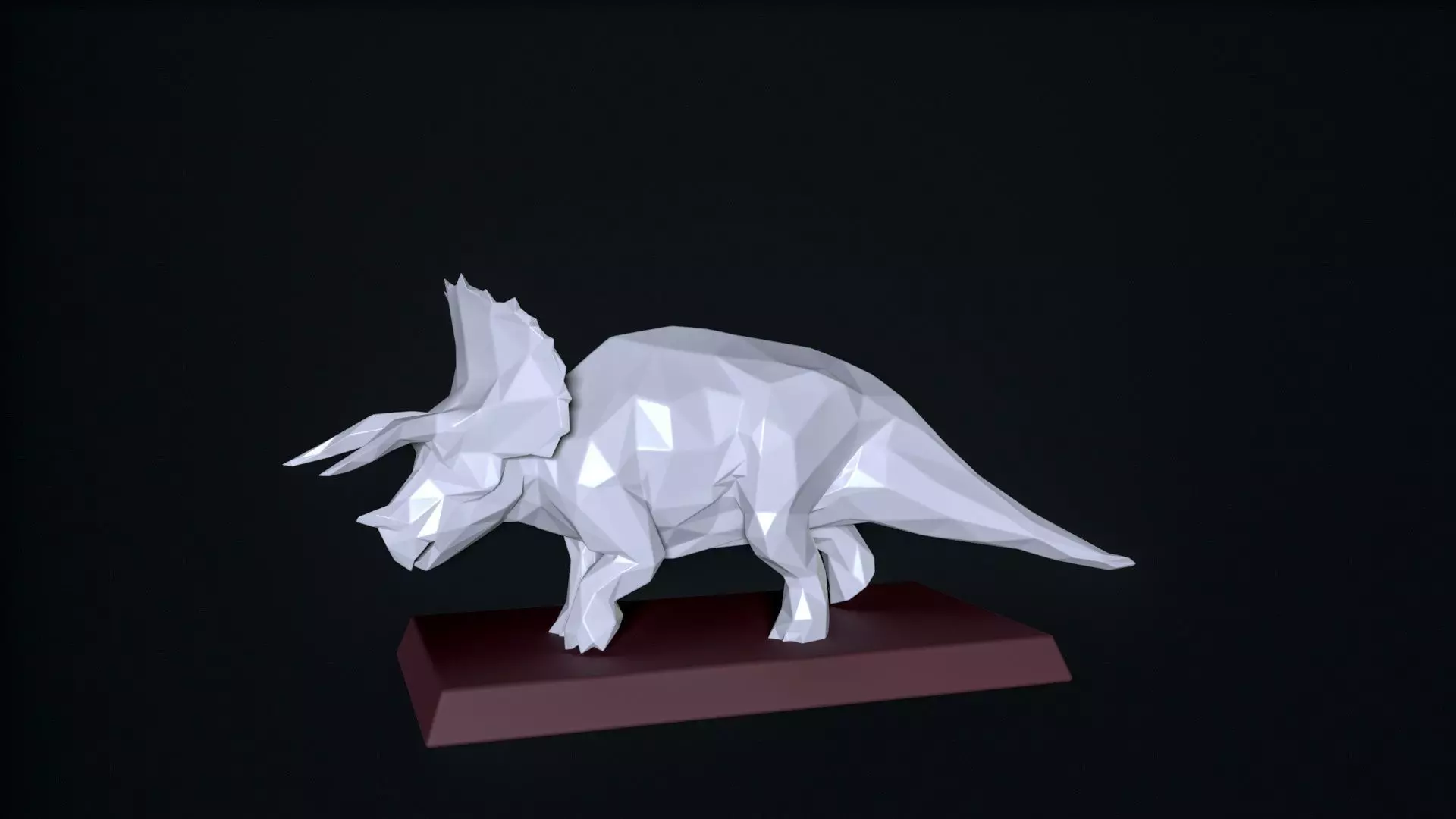 Triceratops 3D print 3D print model_0