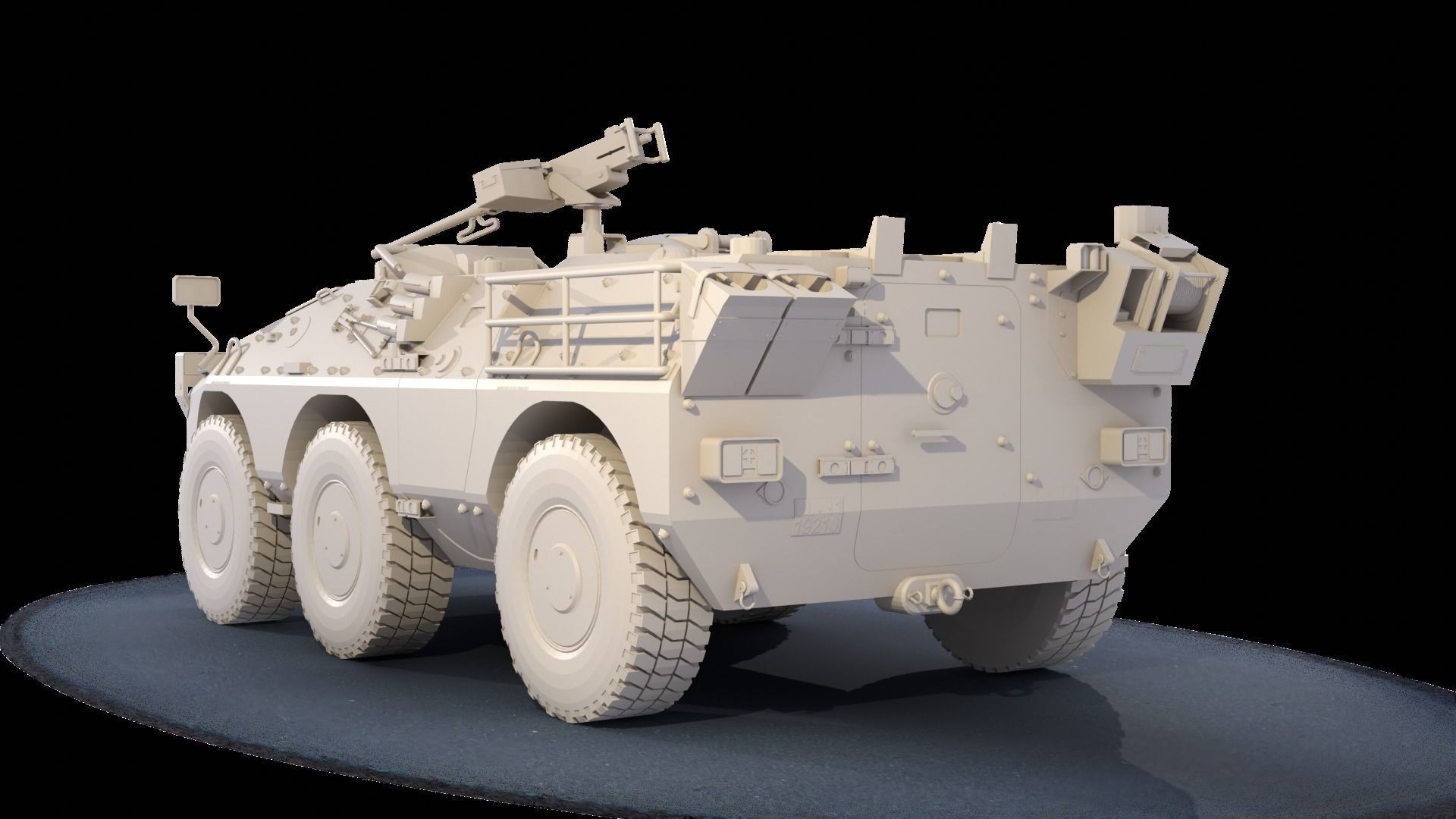 PUMA 6X6 3D print model_2