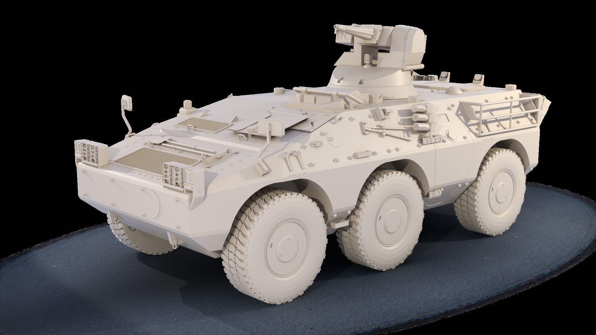PUMA 6X6 3D print model_11