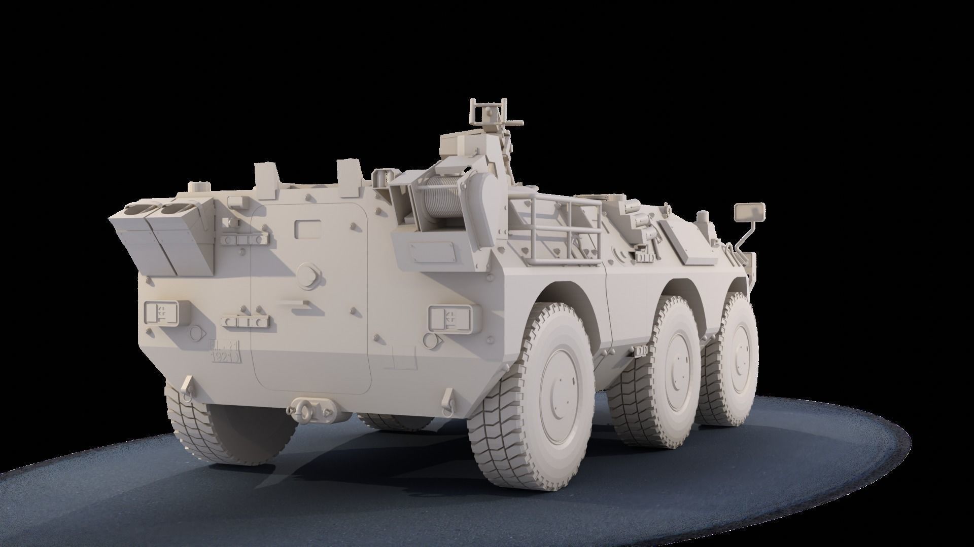 PUMA 6X6 3D print model_9