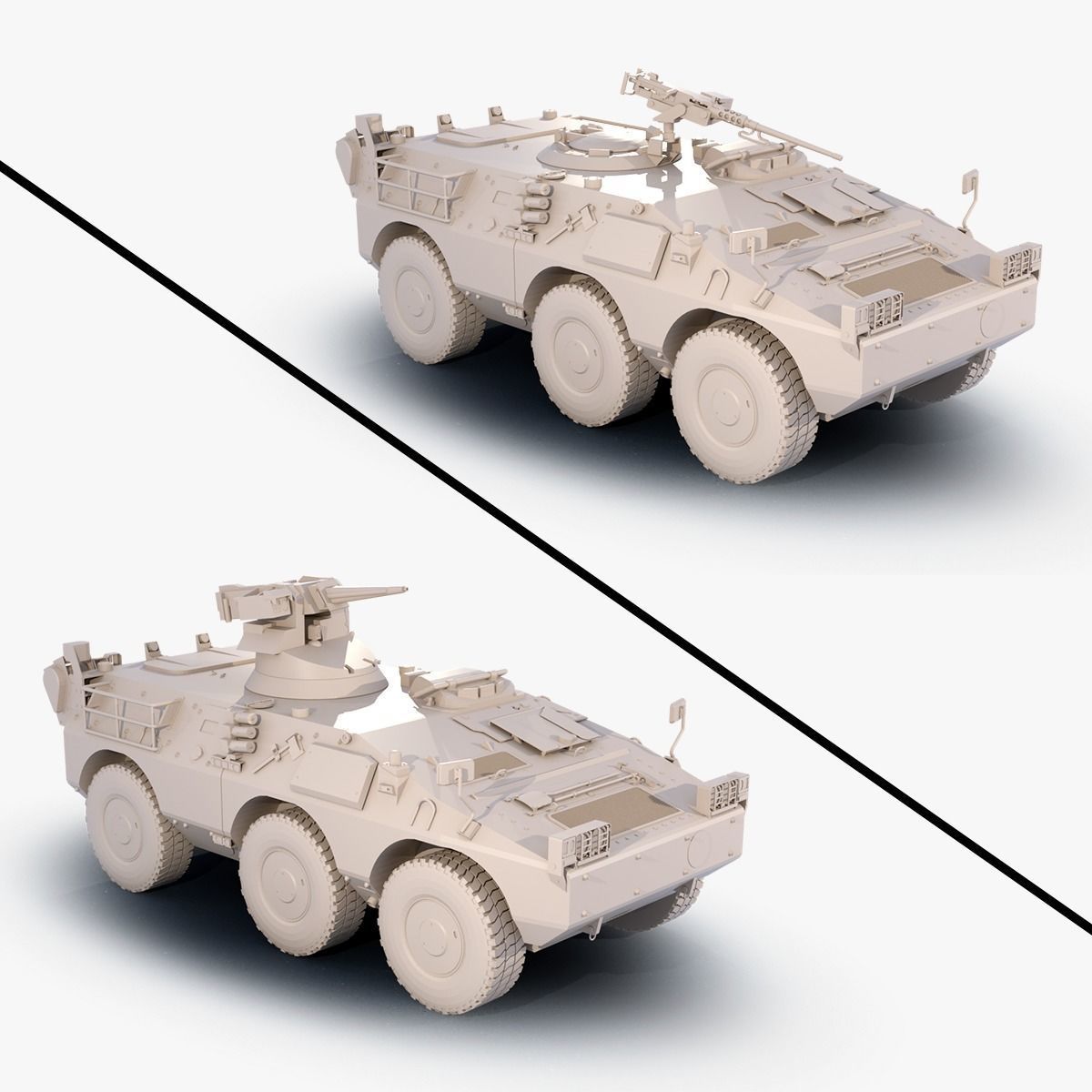 PUMA 6X6 3D print model_1