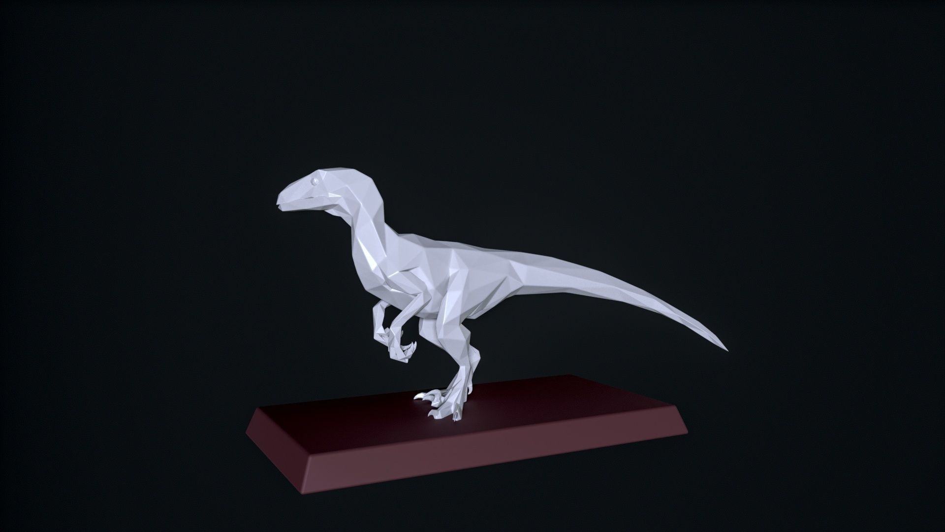 Velociraptor 3D print 3D print model_6