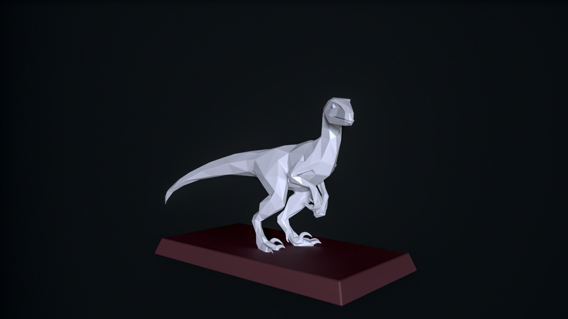 Velociraptor 3D print 3D print model_4