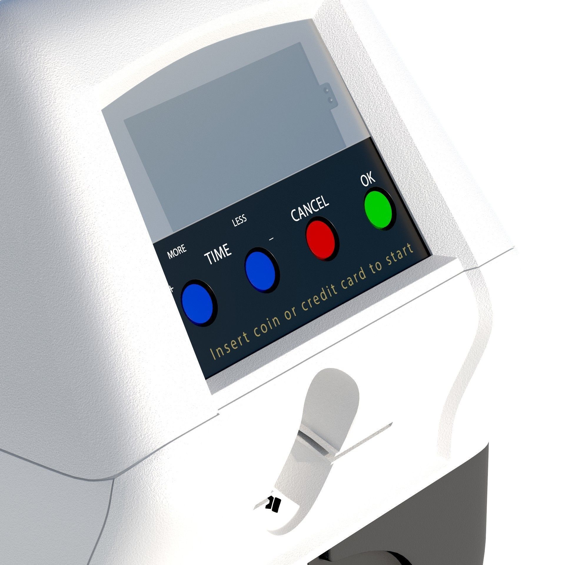 LA Parking Terminal Low-poly 3D model_10