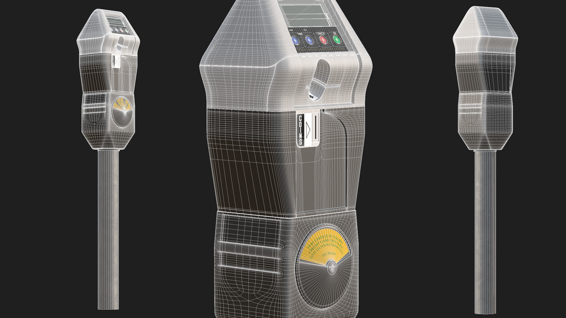 LA Parking Terminal Low-poly 3D model_15