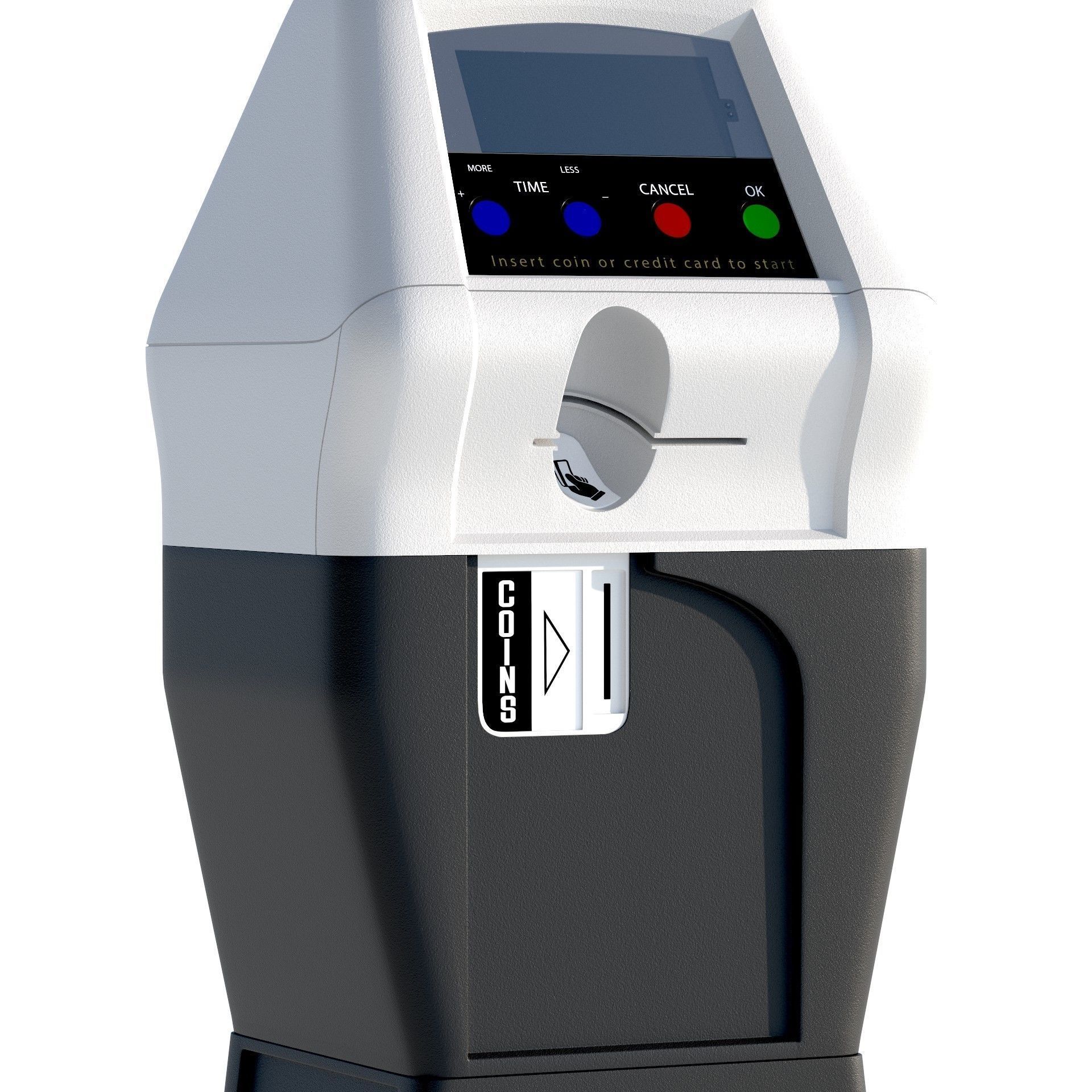 LA Parking Terminal Low-poly 3D model_9