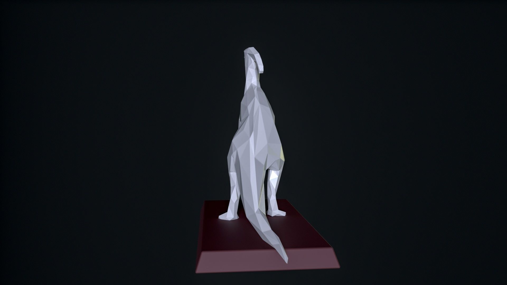 Parasaurolophus 3D print 3D print model_3