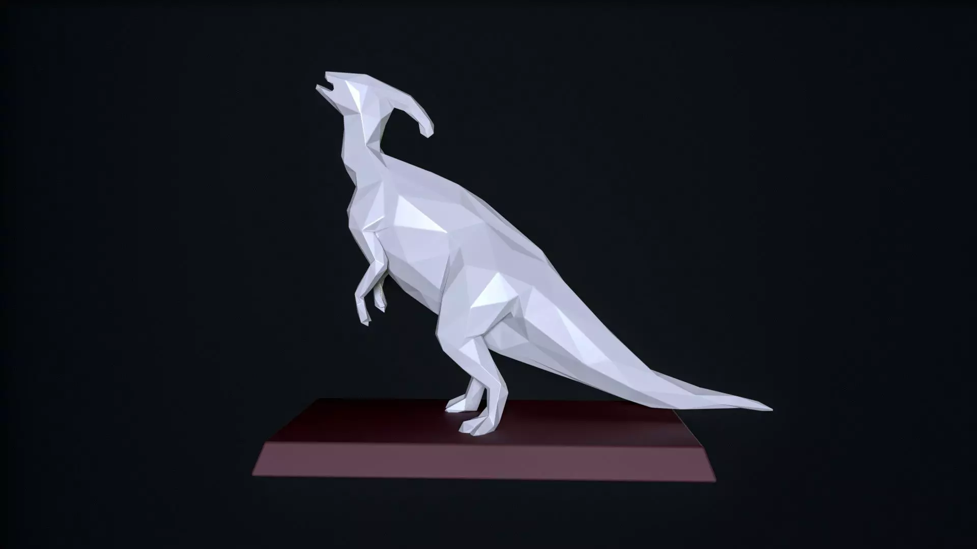 Parasaurolophus 3D print 3D print model_0