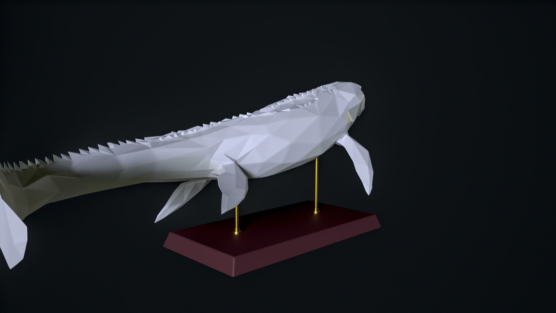 Mosasaurus 3D print 3D print model_2