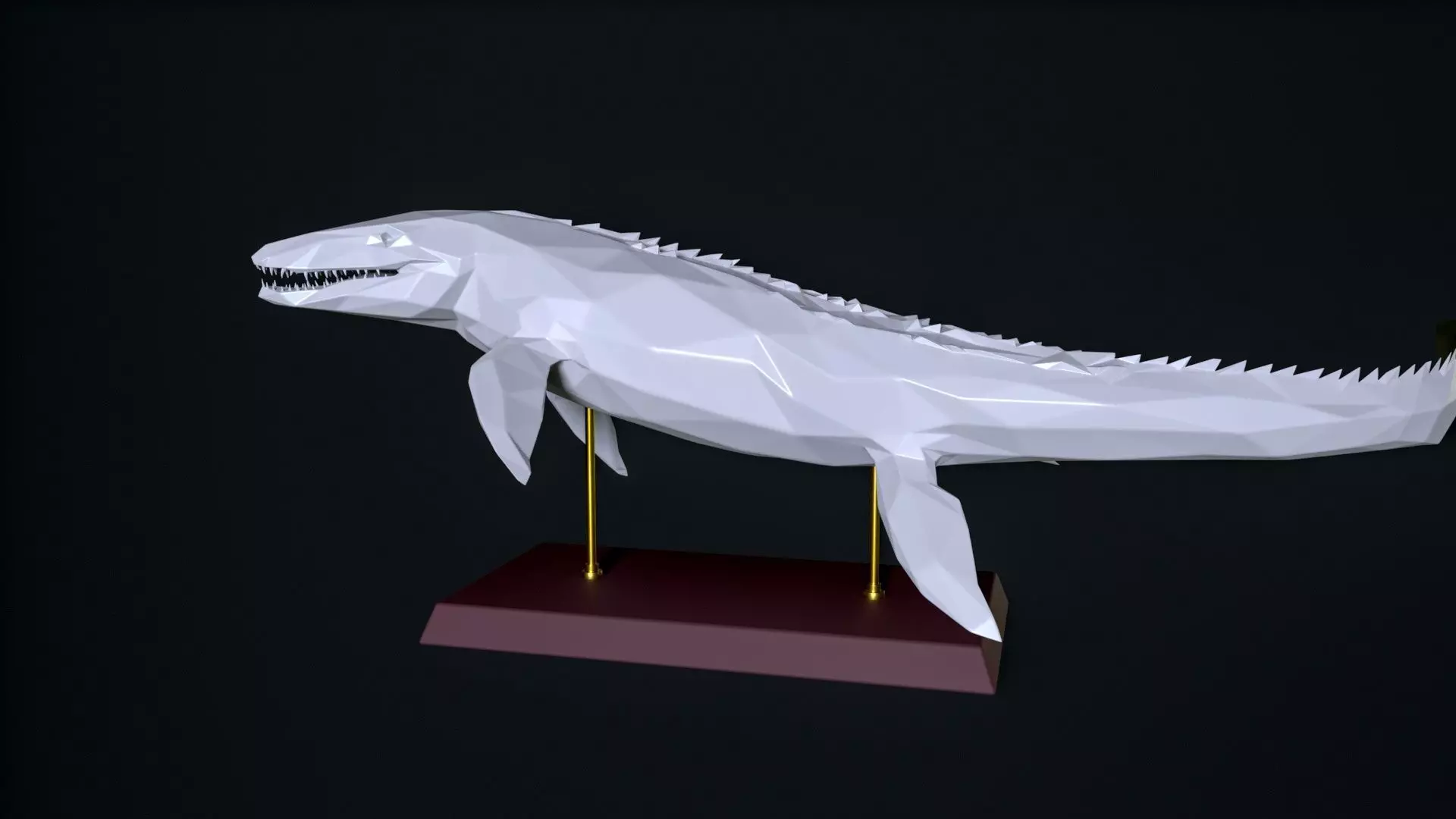 Mosasaurus 3D print 3D print model_0