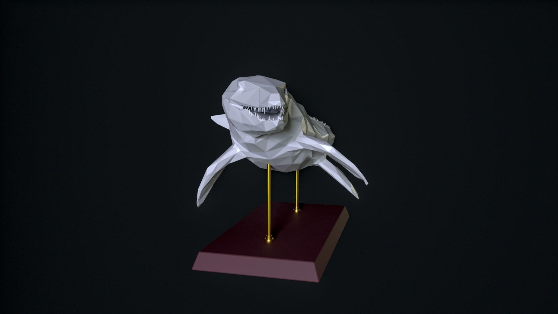 Mosasaurus 3D print 3D print model_5